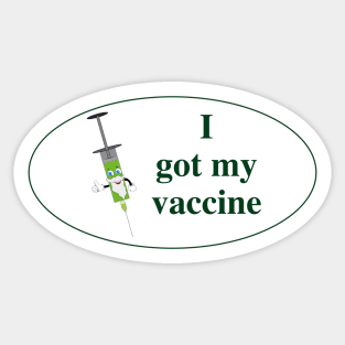 I got my vaccine Sticker